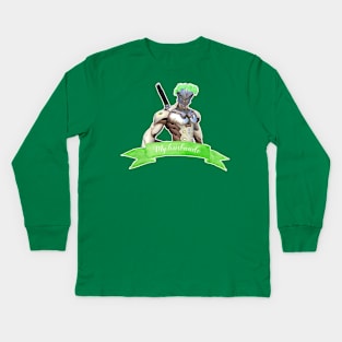 Genji is my husbando Kids Long Sleeve T-Shirt